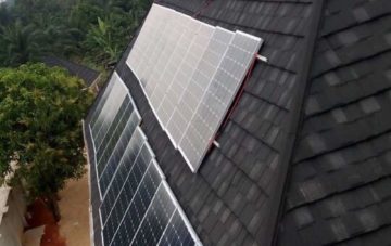 Installation of a 5kw Solar Hybrid Home System in Lekki Garden, Lagos – Nigeria