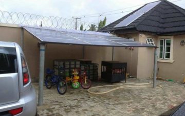 Construction of a 5KVA Hybrid Solar System in Lagos, Nigeria – For Brianok Engineering, Ojodu, Lagos