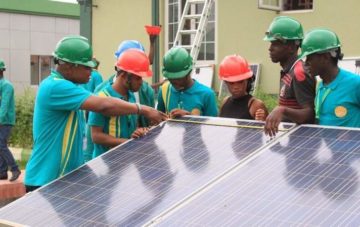 Professional Solar Training of Students, Dec. 2017 at Lagos – Nigeria